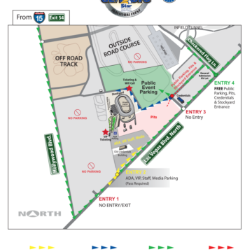 Bullring — Star Nursery Classic Parking Map