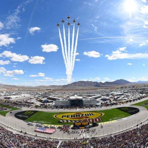 The U.S. Air Force Thunderbirds over LVMS