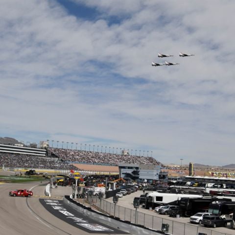 The U.S. Air Force Thunderbirds over LVMS