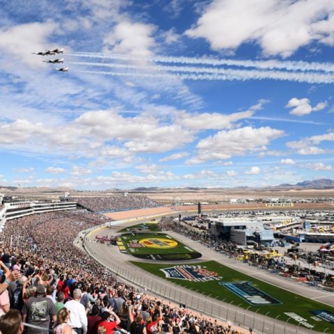 The U.S. Air Force Thunderbirds over LVMS