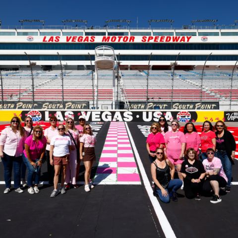 2024 SP400 Breast Cancer Paint Start/Finish Line Pink