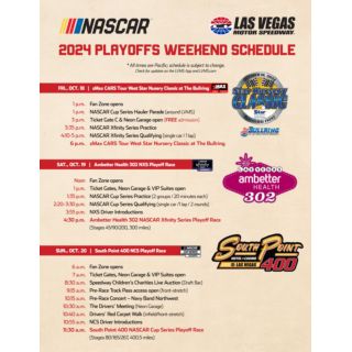 Weekend Schedule