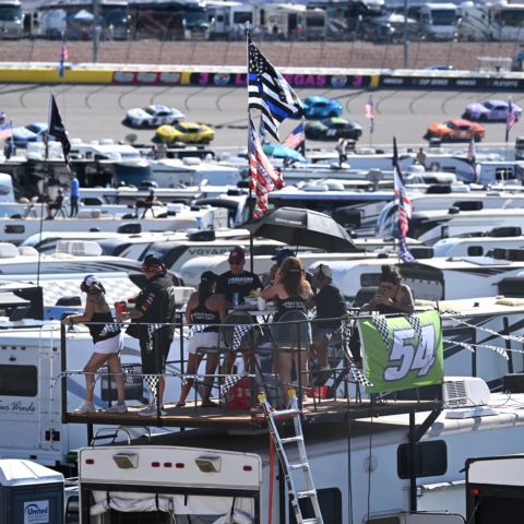 Camping at LVMS