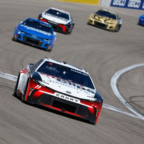 Denny Hamlin at LVMS