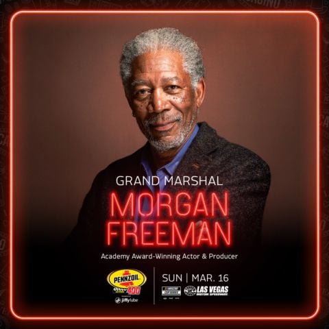 Morgan Freeman named Grand Marshal for Pennzoil 400 at LVMS