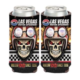 LVMS 20oz Skull Can Cooler