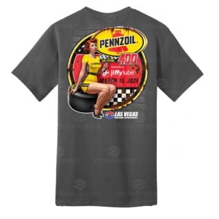 Pennzoil 400 Pinup Event Tee Charcoal