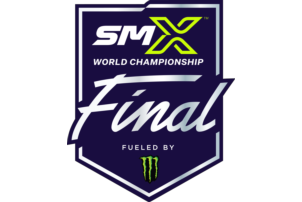 Official logo of the SuperMotocross World Championship Final at The Strip at Las Vegas Motor Speedway.