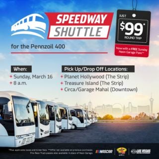 *Coming Soon* Speedway Shuttle